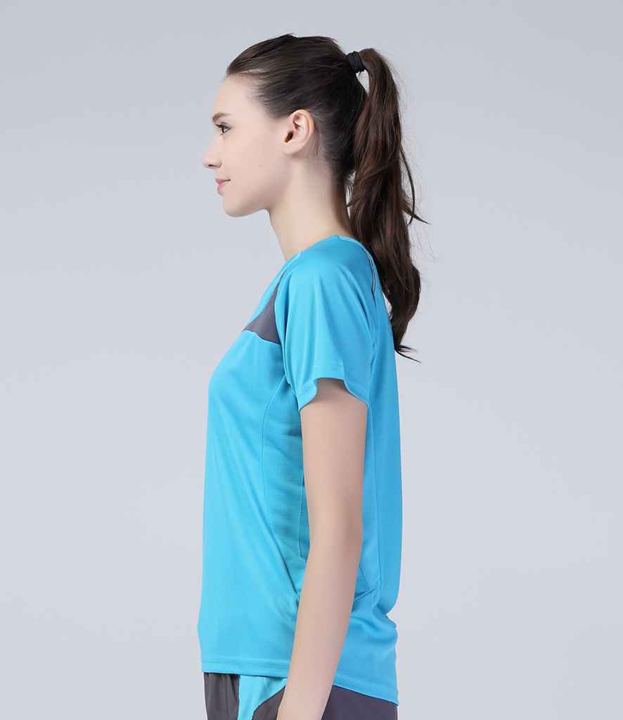 Spiro Ladies Dash Training Shirt in by Spiro — Custom branded clothing by Print Press, featuring premium embroidery produced in our specialist print lab in the UK.
