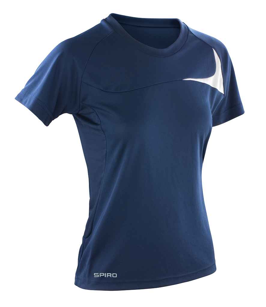 Spiro Ladies Dash Training Shirt in by Spiro — Custom branded clothing by Print Press, featuring premium embroidery produced in our specialist print lab in the UK.