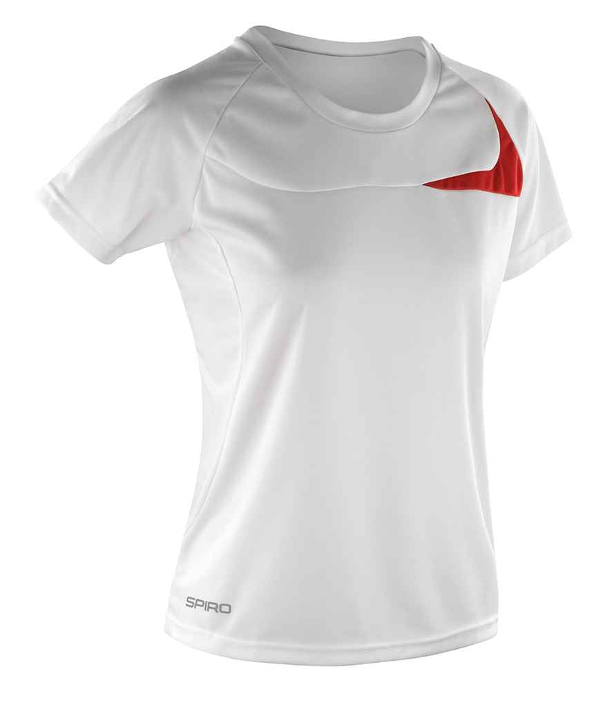 Spiro Ladies Dash Training Shirt in by Spiro — Custom branded clothing by Print Press, featuring premium embroidery produced in our specialist print lab in the UK.
