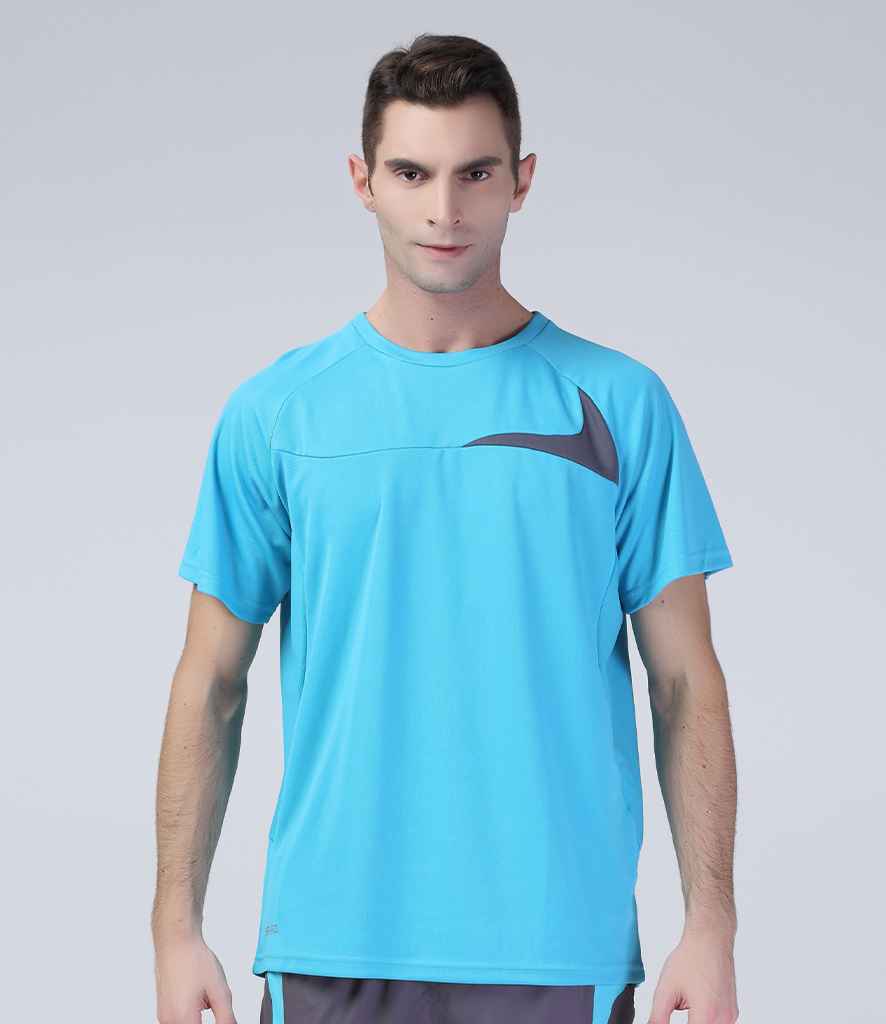 Spiro Dash Training Shirt in by Spiro — Custom branded clothing by Print Press, featuring premium embroidery produced in our specialist print lab in the UK.