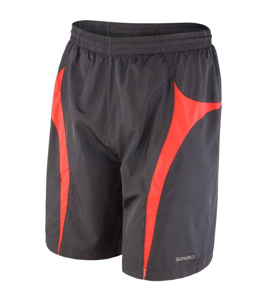 Spiro Micro-Lite Mesh Lined Team Shorts in by Spiro — Custom branded clothing by Print Press, featuring premium embroidery produced in our specialist print lab in the UK.