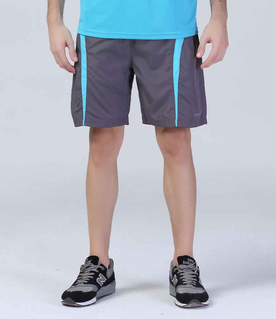 Spiro Micro-Lite Mesh Lined Team Shorts in by Spiro — Custom branded clothing by Print Press, featuring premium embroidery produced in our specialist print lab in the UK.