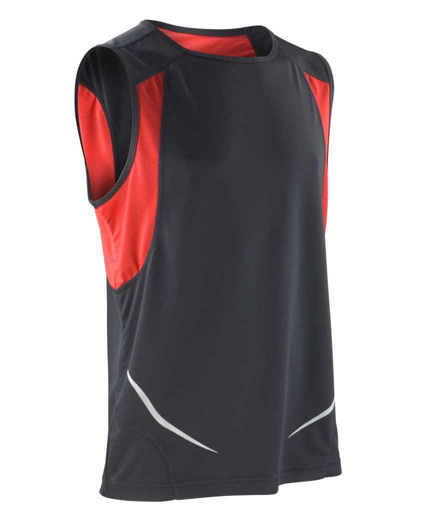 Spiro Athletic Vest in by Spiro — Custom branded clothing by Print Press, featuring premium embroidery produced in our specialist print lab in the UK.