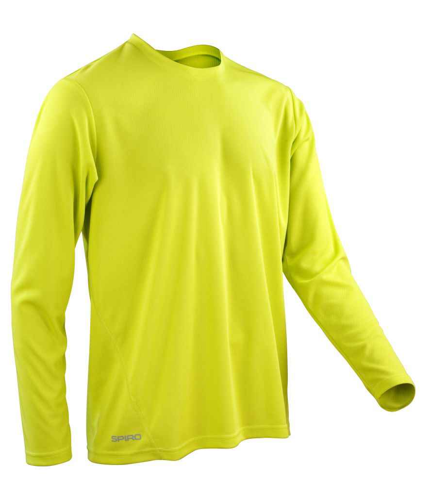 Spiro Performance Long Sleeve T-Shirt in by Spiro — Custom branded clothing by Print Press, featuring premium embroidery produced in our specialist print lab in the UK.