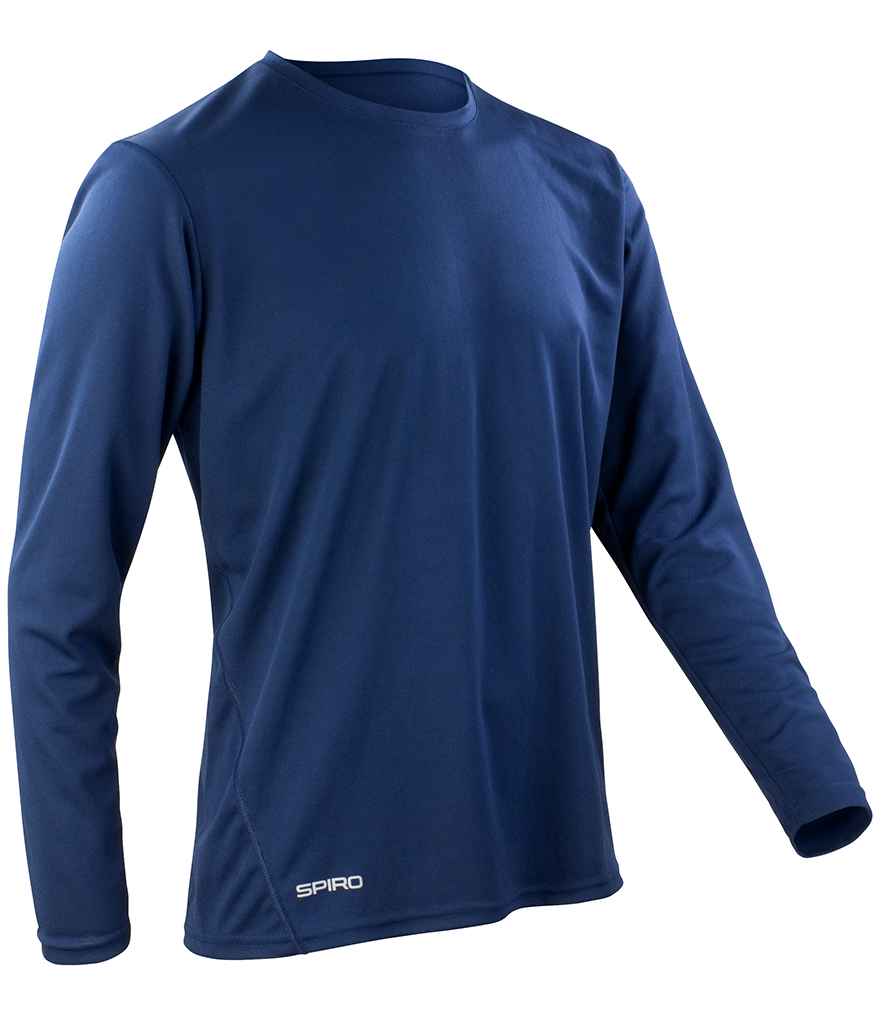 Spiro Performance Long Sleeve T-Shirt in by Spiro — Custom branded clothing by Print Press, featuring premium embroidery produced in our specialist print lab in the UK.