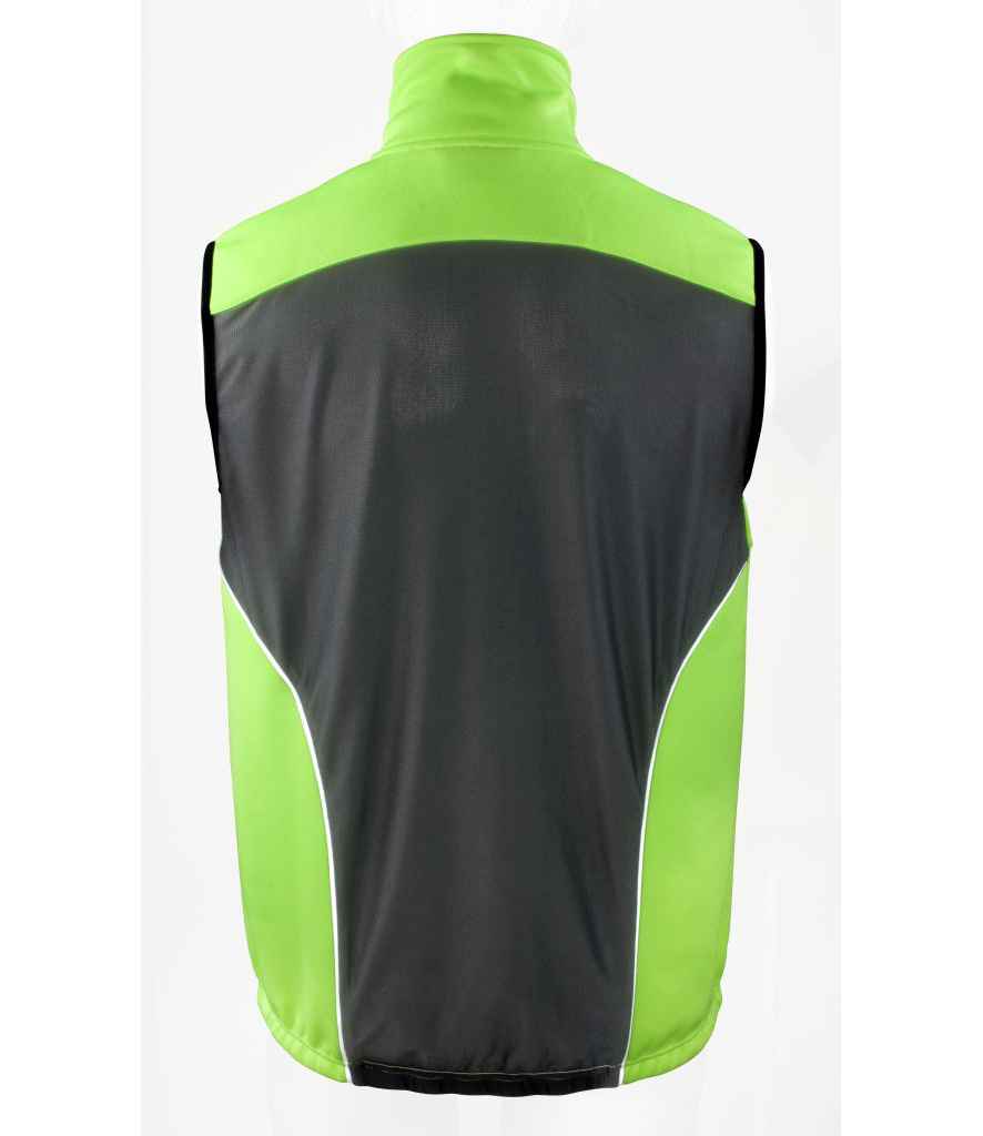 Spiro Airflow Soft Shell Gilet in by Spiro — Custom branded clothing by Print Press, featuring premium embroidery produced in our specialist print lab in the UK.