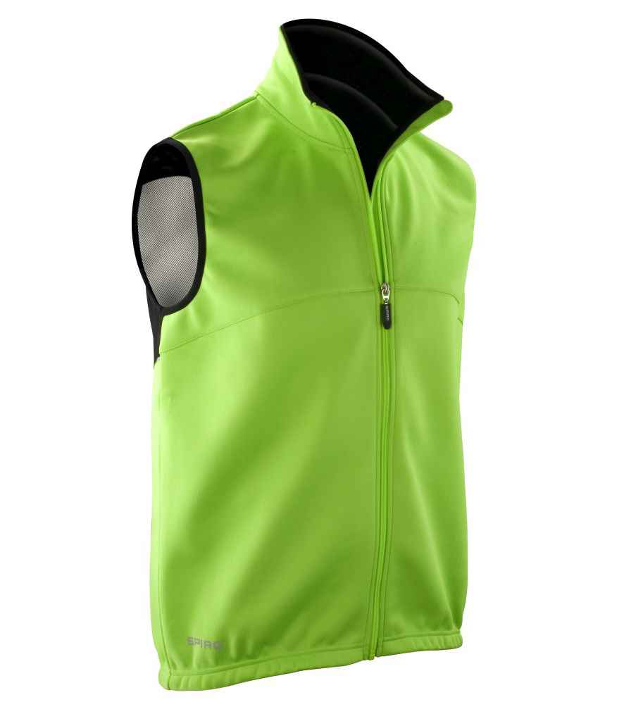 Spiro Airflow Soft Shell Gilet in by Spiro — Custom branded clothing by Print Press, featuring premium embroidery produced in our specialist print lab in the UK.