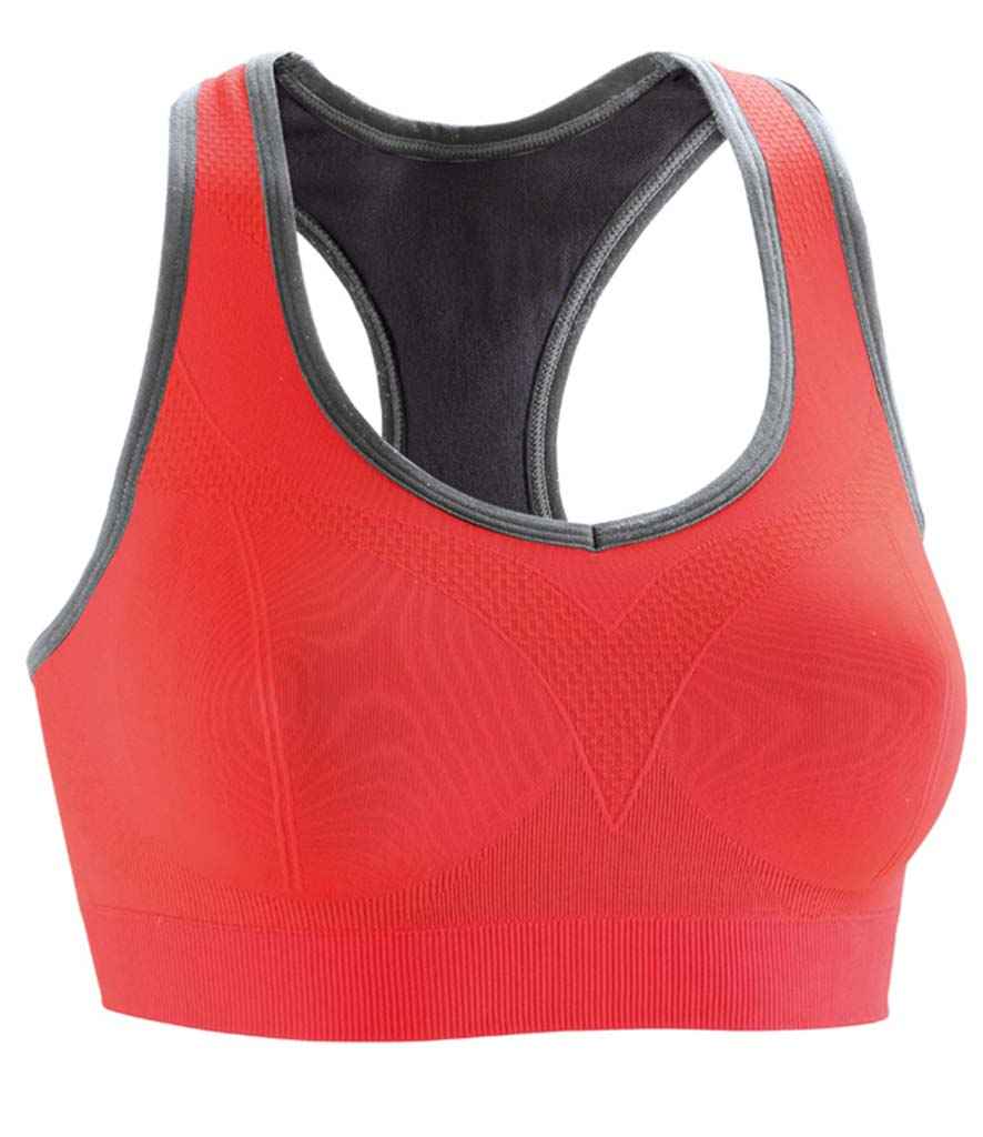 Spiro Fitness Compression Sports Bra in by Spiro — Custom branded clothing by Print Press, featuring premium embroidery produced in our specialist print lab in the UK.