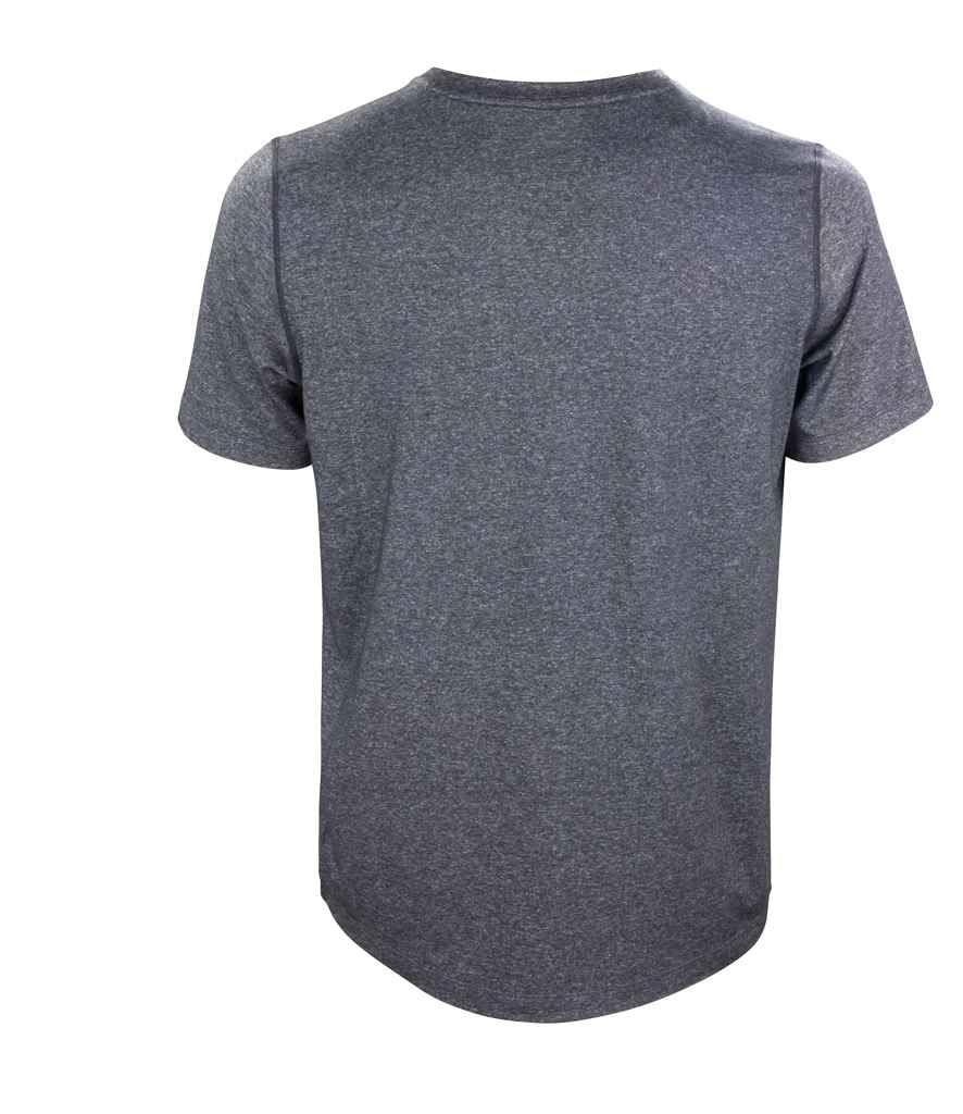 Spiro Fitness Shiny Marl T-Shirt in by Spiro — Custom branded clothing by Print Press, featuring premium embroidery produced in our specialist print lab in the UK.