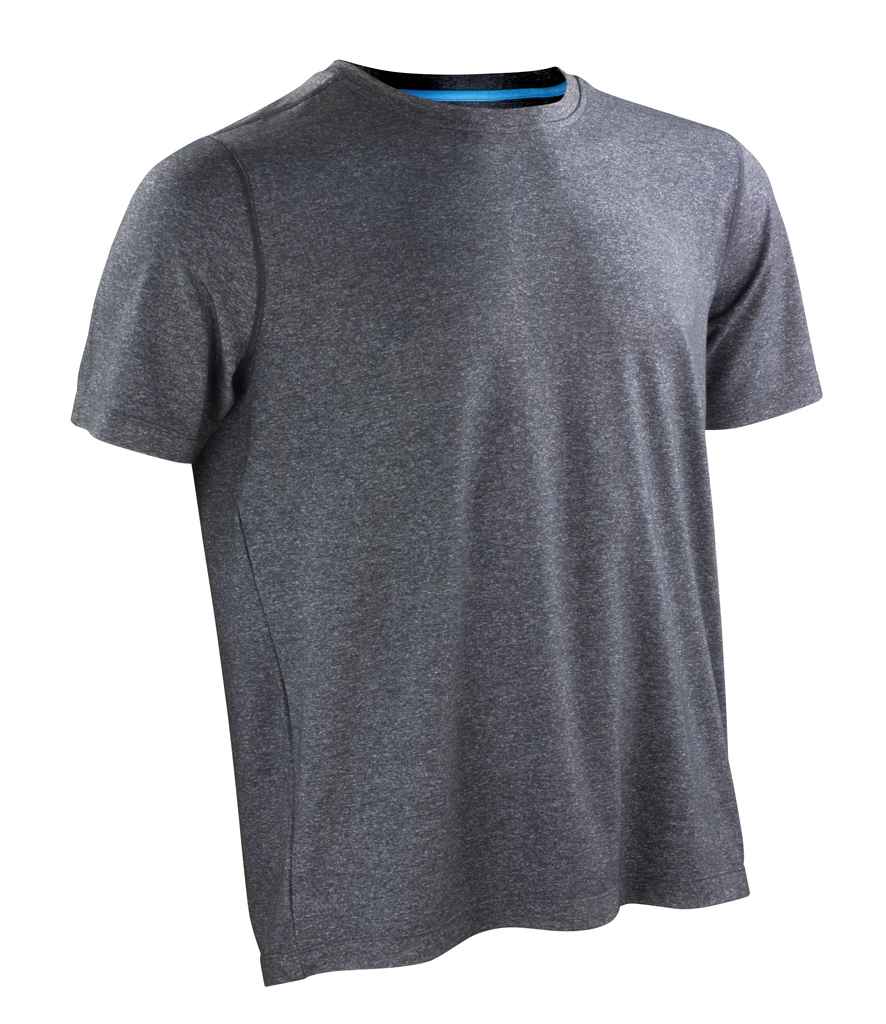 Spiro Fitness Shiny Marl T-Shirt in by Spiro — Custom branded clothing by Print Press, featuring premium embroidery produced in our specialist print lab in the UK.
