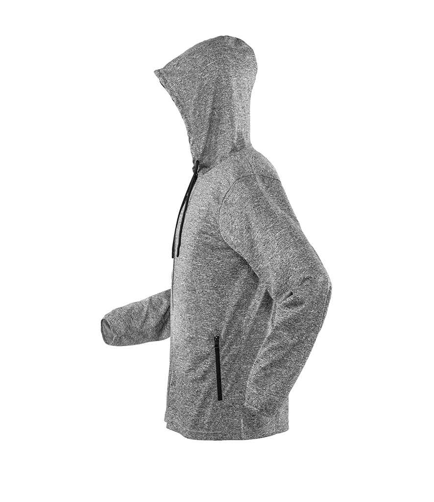 Spiro Ladies Hooded T-Shirt Jacket in by Spiro — Custom branded clothing by Print Press, featuring premium embroidery produced in our specialist print lab in the UK.