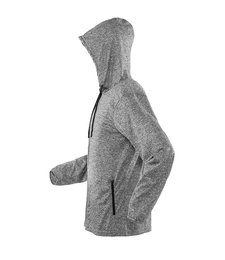 Spiro Hooded T-Shirt Jacket in by Spiro — Custom branded clothing by Print Press, featuring premium embroidery produced in our specialist print lab in the UK.