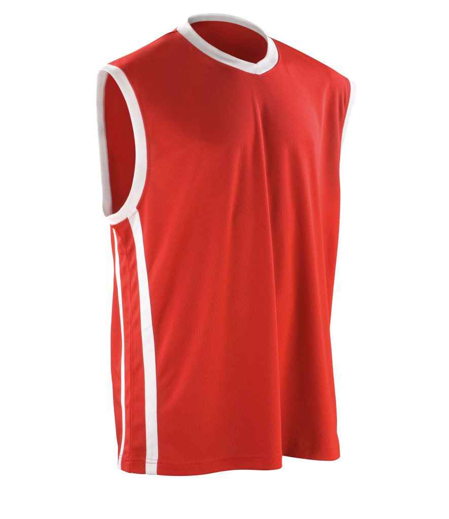 Spiro Basketball Top in by Spiro — Custom branded clothing by Print Press, featuring premium embroidery produced in our specialist print lab in the UK.