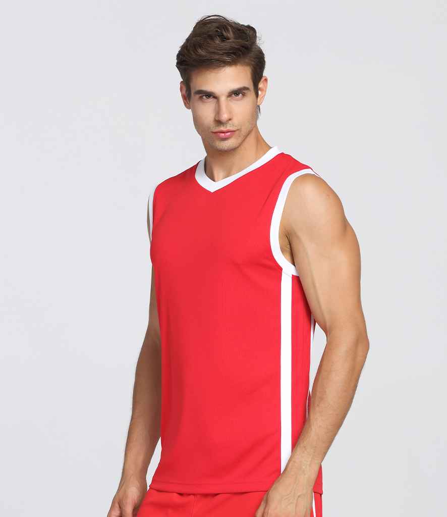 Spiro Basketball Top in by Spiro — Custom branded clothing by Print Press, featuring premium embroidery produced in our specialist print lab in the UK.