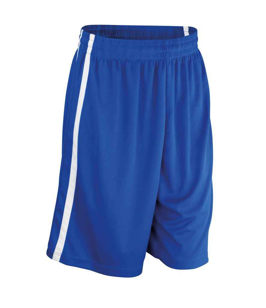 Spiro Basketball Shorts in by Spiro — Custom branded clothing by Print Press, featuring premium embroidery produced in our specialist print lab in the UK.