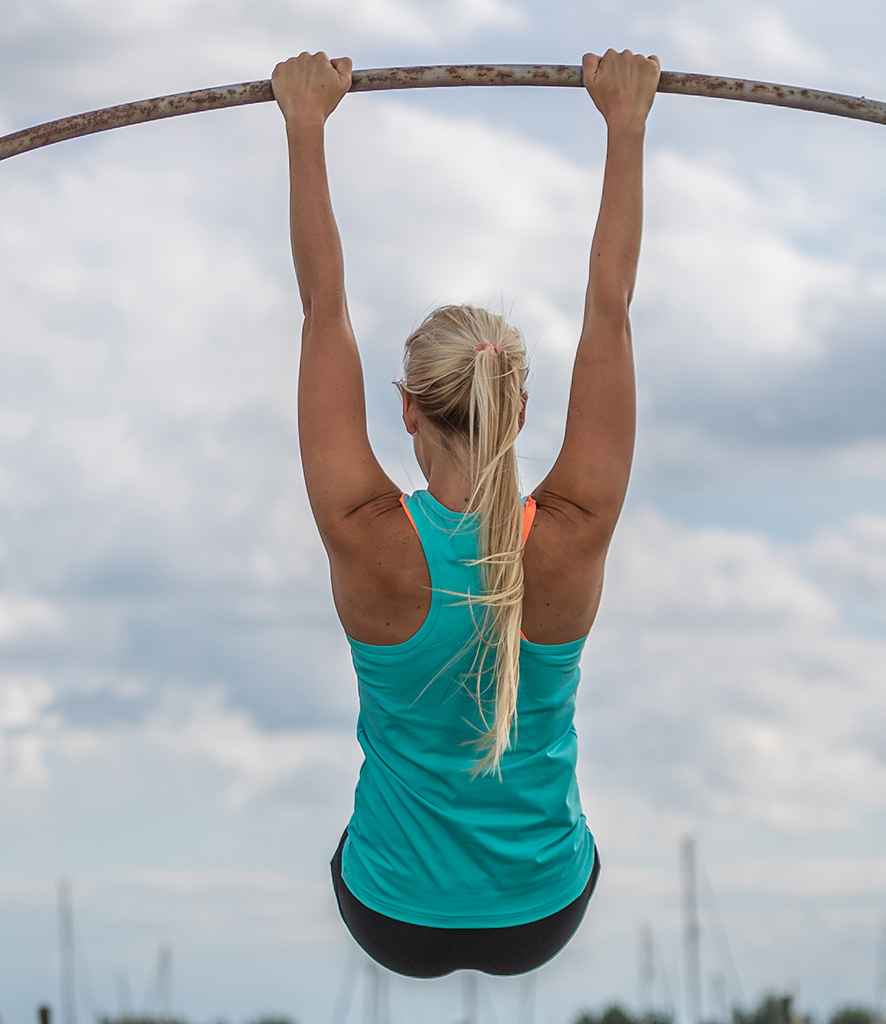 Spiro Impact Ladies Softex Fitness Top in by Spiro — Custom branded clothing by Print Press, featuring premium embroidery produced in our specialist print lab in the UK.