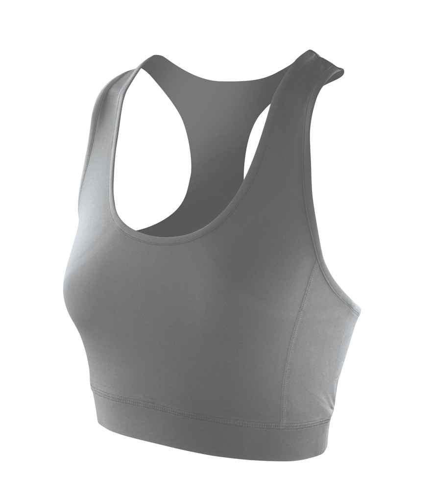 Spiro Impact Ladies Softex Crop Top in by Spiro — Custom branded clothing by Print Press, featuring premium embroidery produced in our specialist print lab in the UK.