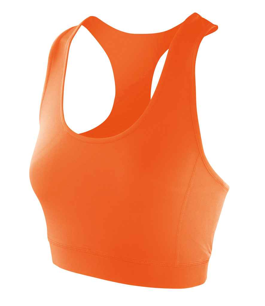 Spiro Impact Ladies Softex Crop Top in by Spiro — Custom branded clothing by Print Press, featuring premium embroidery produced in our specialist print lab in the UK.
