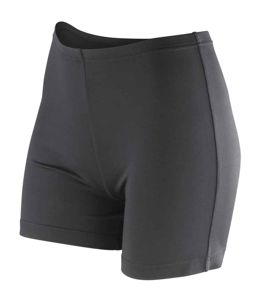 Spiro Impact Ladies Softex Shorts in by Spiro — Custom branded clothing by Print Press, featuring premium embroidery produced in our specialist print lab in the UK.