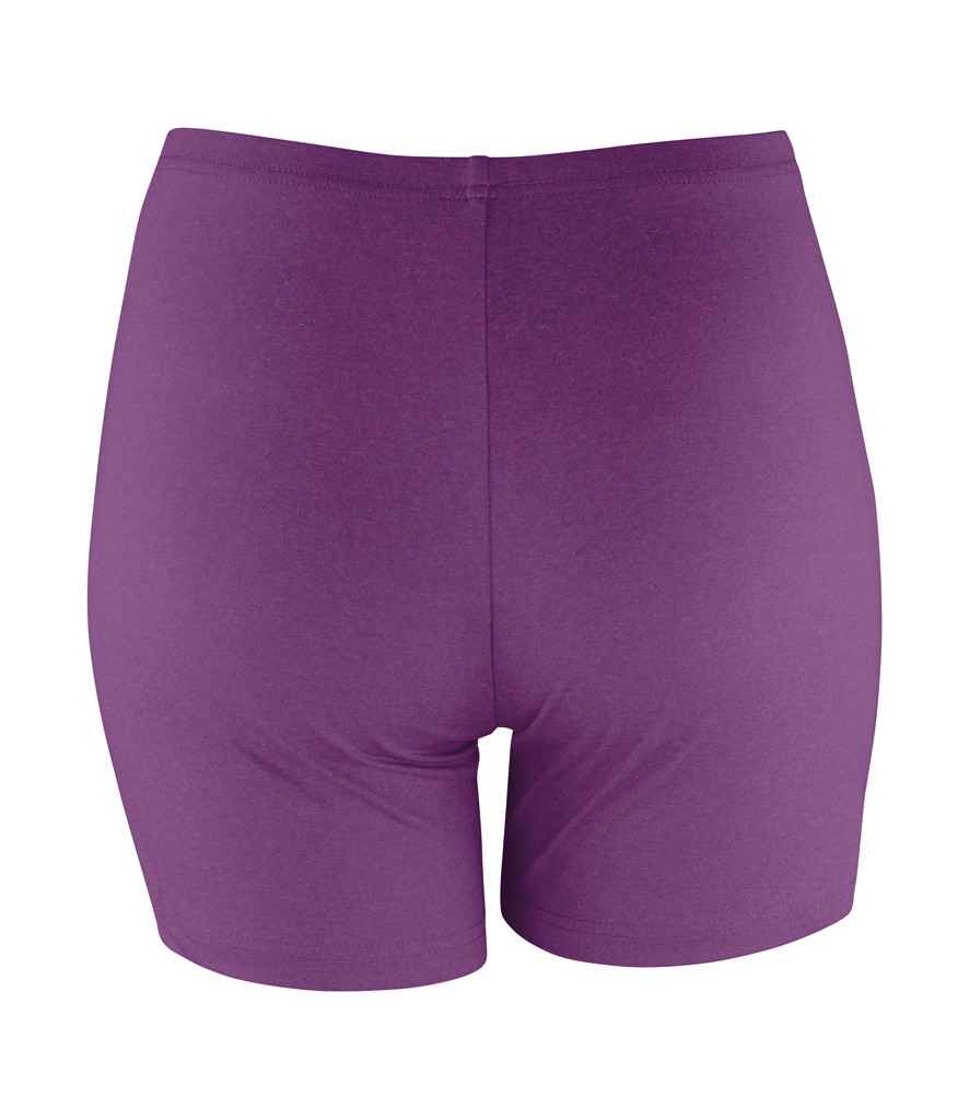 Spiro Impact Ladies Softex Shorts in by Spiro — Custom branded clothing by Print Press, featuring premium embroidery produced in our specialist print lab in the UK.