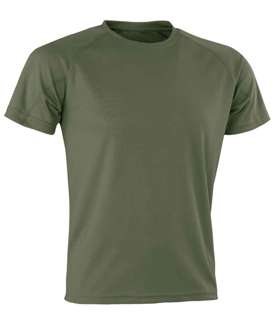 Spiro Impact Performance Aircool T-Shirt - (2nd Colours) in by Spiro — Custom branded clothing by Print Press, featuring premium embroidery produced in our specialist print lab in the UK.