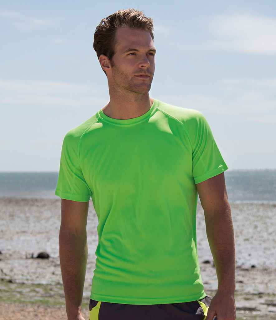 Spiro Impact Performance Aircool T-Shirt - (2nd Colours) in Lime Green by Spiro — Custom branded clothing by Print Press, featuring premium embroidery produced in our specialist print lab in the UK.