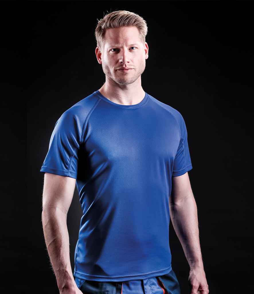 Spiro Impact Performance Aircool T-Shirt in Royal Blue by Spiro — Custom branded clothing by Print Press, featuring premium embroidery produced in our specialist print lab in the UK.