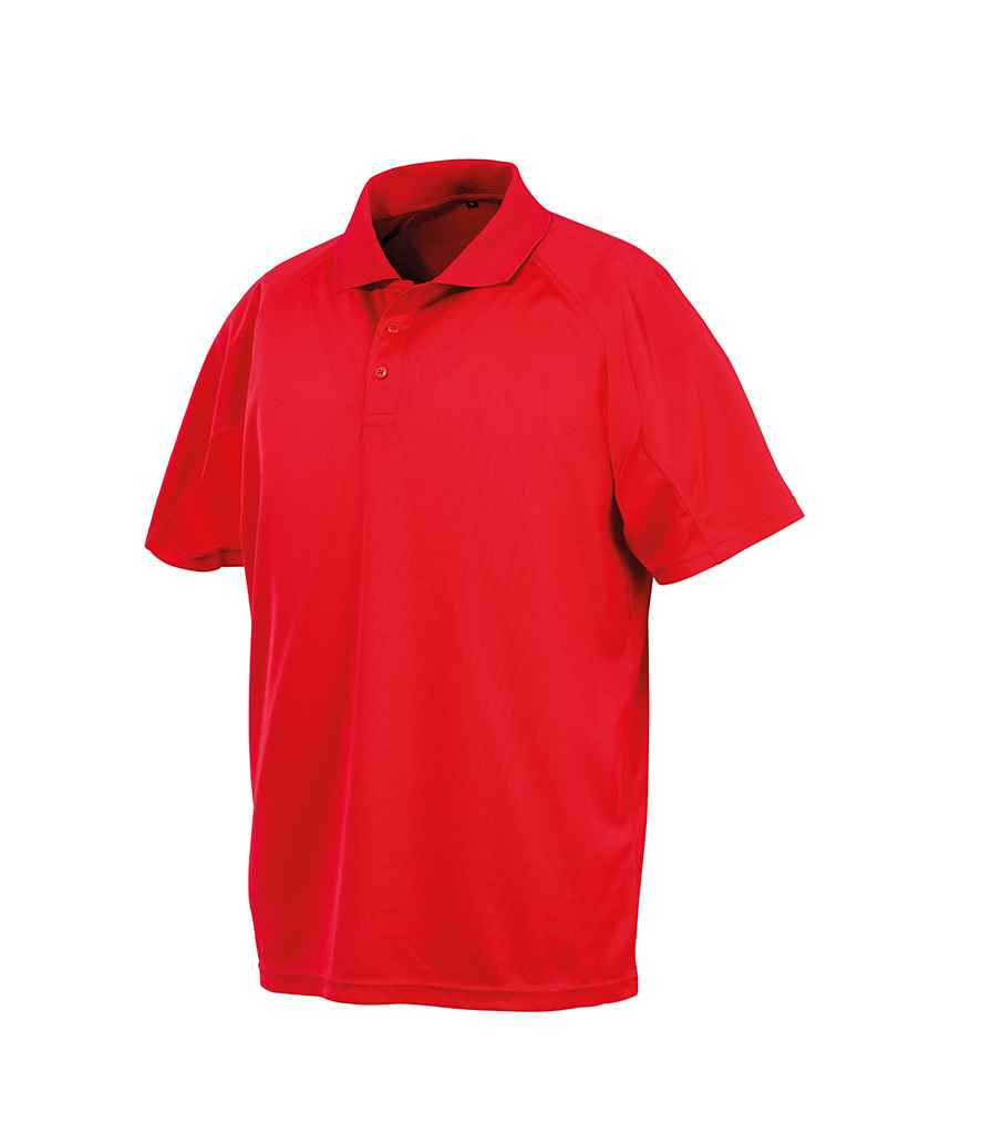 Spiro Impact Performance Aircool Polo Shirt in by Spiro — Custom branded clothing by Print Press, featuring premium embroidery produced in our specialist print lab in the UK.