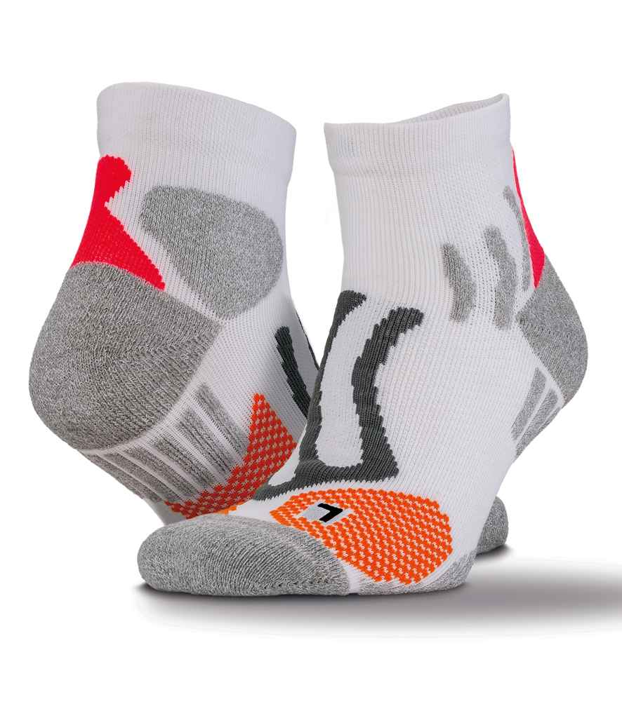 Spiro Technical Compression Sports Socks in L XL Black by Spiro — Custom branded clothing by Print Press, featuring premium embroidery produced in our specialist print lab in the UK.
