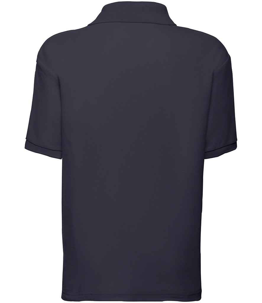 Fruit of the Loom Kids Poly/Cotton Pique Polo Shirt in by Fruit of the Loom — Custom branded clothing by Print Press, featuring premium embroidery produced in our specialist print lab in the UK.