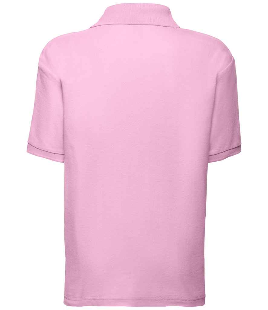 Fruit of the Loom Kids Poly/Cotton Pique Polo Shirt in by Fruit of the Loom — Custom branded clothing by Print Press, featuring premium embroidery produced in our specialist print lab in the UK.