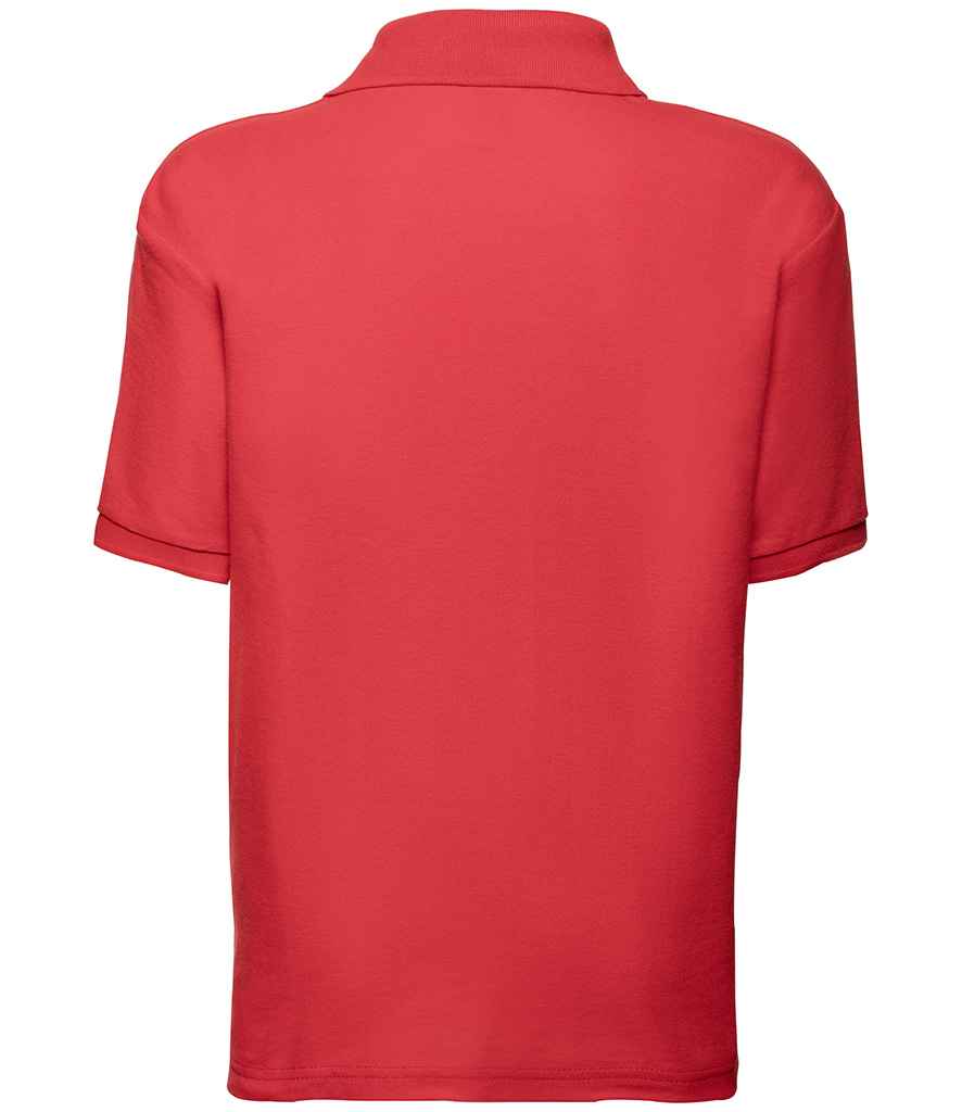 Fruit of the Loom Kids Poly/Cotton Pique Polo Shirt in by Fruit of the Loom — Custom branded clothing by Print Press, featuring premium embroidery produced in our specialist print lab in the UK.