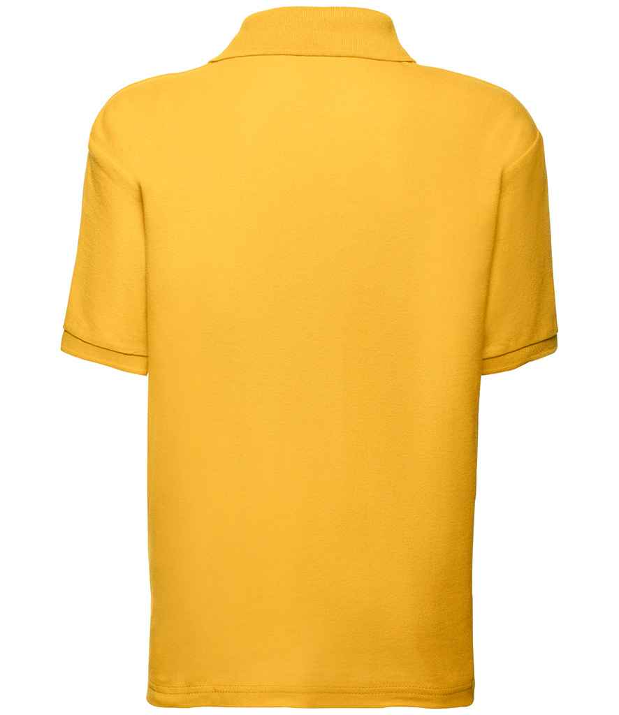 Fruit of the Loom Kids Poly/Cotton Pique Polo Shirt in by Fruit of the Loom — Custom branded clothing by Print Press, featuring premium embroidery produced in our specialist print lab in the UK.