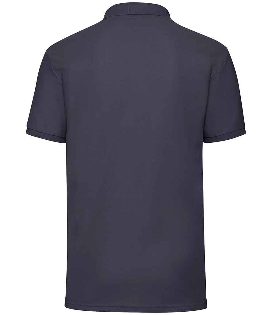 Fruit of the Loom Poly/Cotton Pique Polo Shirt in by Fruit of the Loom — Custom branded clothing by Print Press, featuring premium embroidery produced in our specialist print lab in the UK.