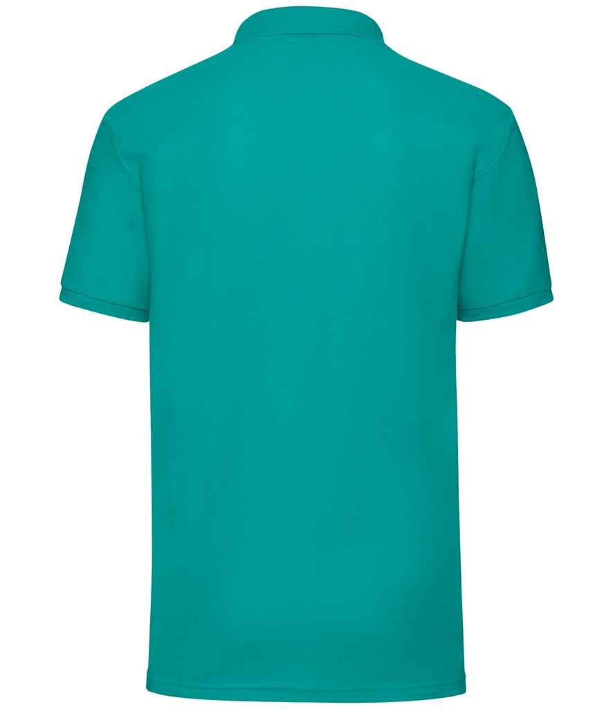 Fruit of the Loom Poly/Cotton Pique Polo Shirt in by Fruit of the Loom — Custom branded clothing by Print Press, featuring premium embroidery produced in our specialist print lab in the UK.