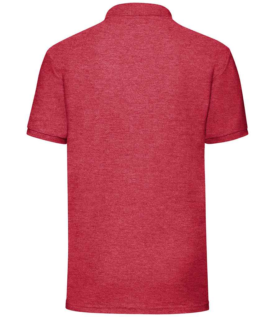 Fruit of the Loom Poly/Cotton Pique Polo Shirt in by Fruit of the Loom — Custom branded clothing by Print Press, featuring premium embroidery produced in our specialist print lab in the UK.