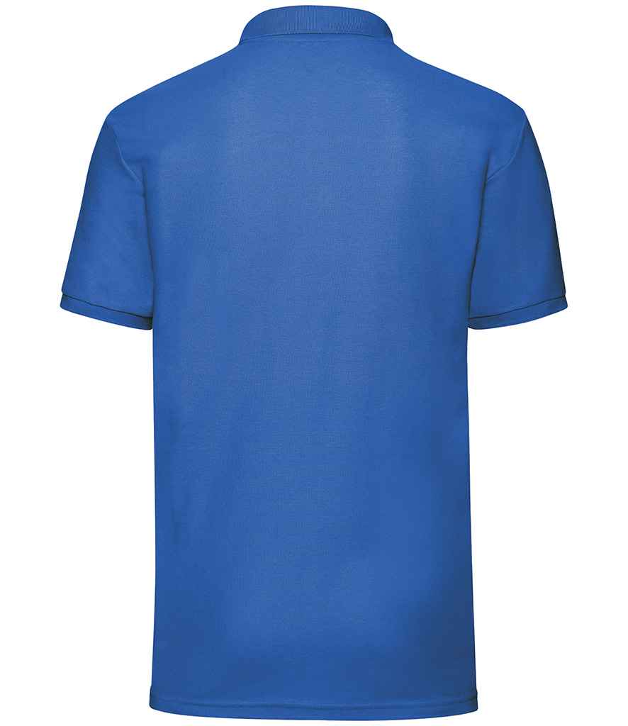Fruit of the Loom Poly/Cotton Pique Polo Shirt in by Fruit of the Loom — Custom branded clothing by Print Press, featuring premium embroidery produced in our specialist print lab in the UK.