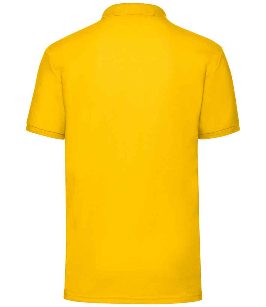 Fruit of the Loom Poly/Cotton Pique Polo Shirt in by Fruit of the Loom — Custom branded clothing by Print Press, featuring premium embroidery produced in our specialist print lab in the UK.