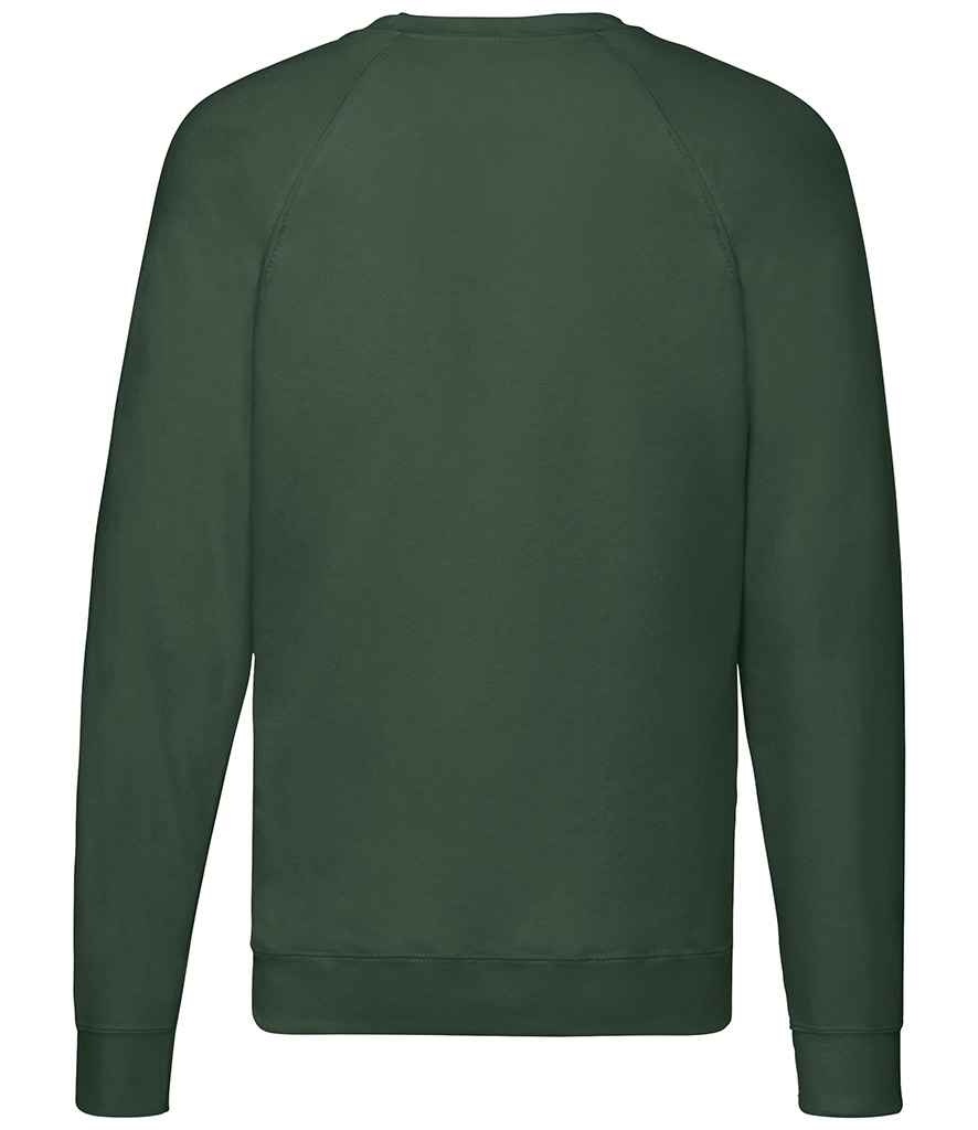 Fruit of the Loom Lightweight Raglan Sweatshirt in by Fruit of the Loom — Custom branded clothing by Print Press, featuring premium embroidery produced in our specialist print lab in the UK.
