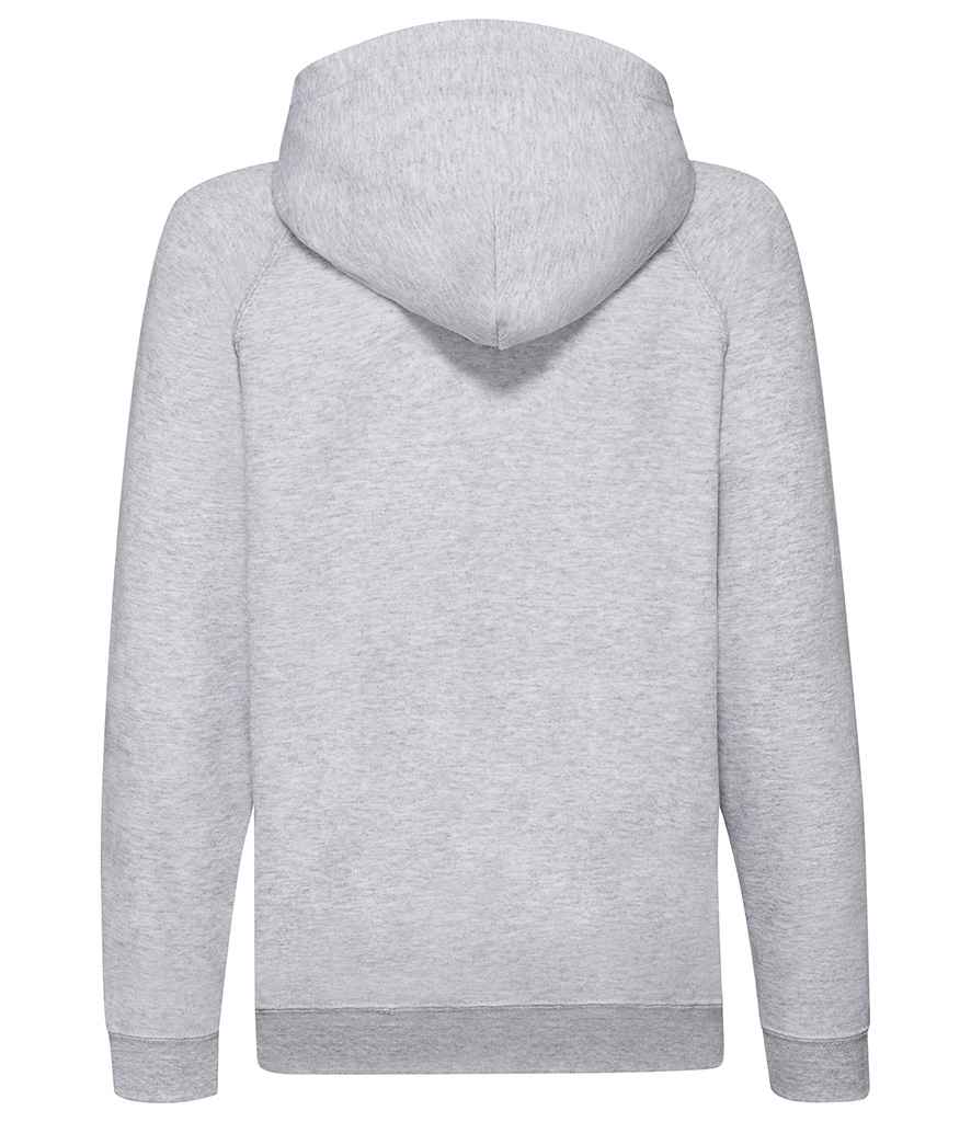 Fruit of the Loom Kids Lightweight Hooded Sweatshirt in by Fruit of the Loom — Custom branded clothing by Print Press, featuring premium embroidery produced in our specialist print lab in the UK.