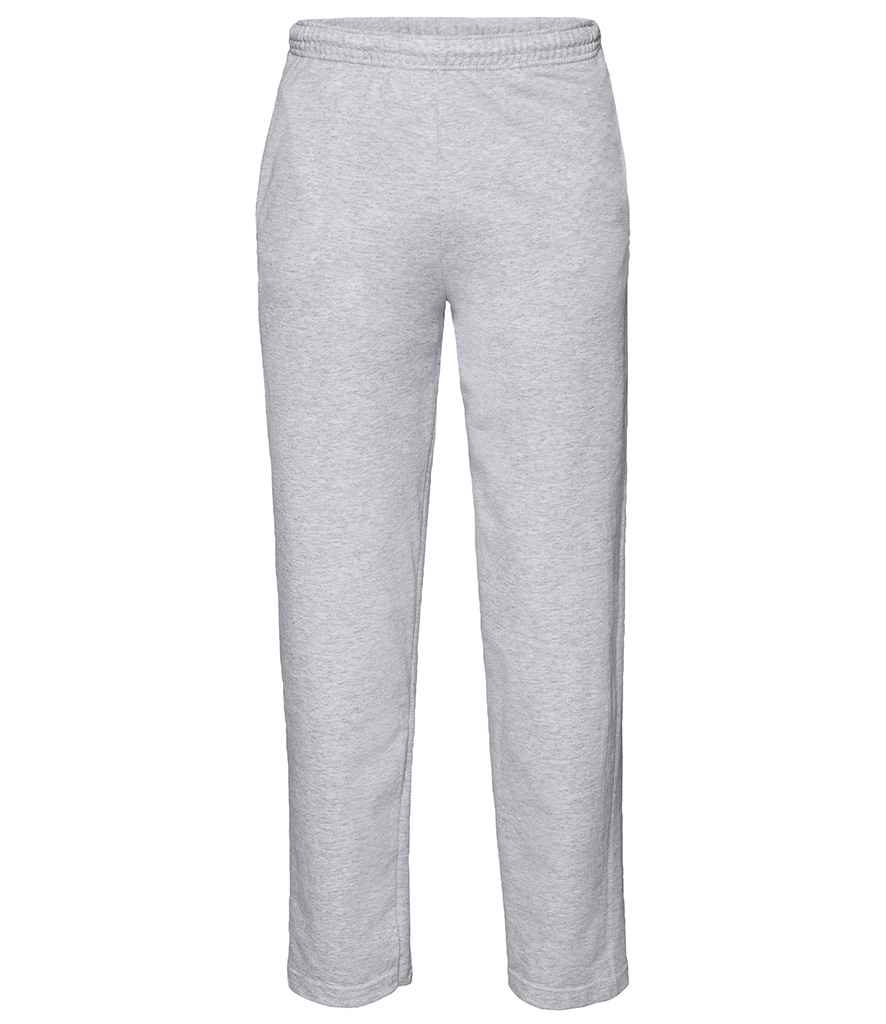Fruit of the Loom Lightweight Jog Pants in Heather Grey by Fruit of the Loom — Custom branded clothing by Print Press, featuring premium embroidery produced in our specialist print lab in the UK.