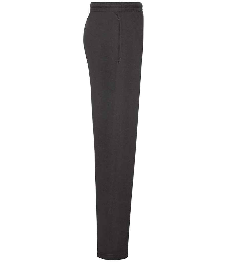 Fruit of the Loom Classic Open Hem Jog Pants in by Fruit of the Loom — Custom branded clothing by Print Press, featuring premium embroidery produced in our specialist print lab in the UK.