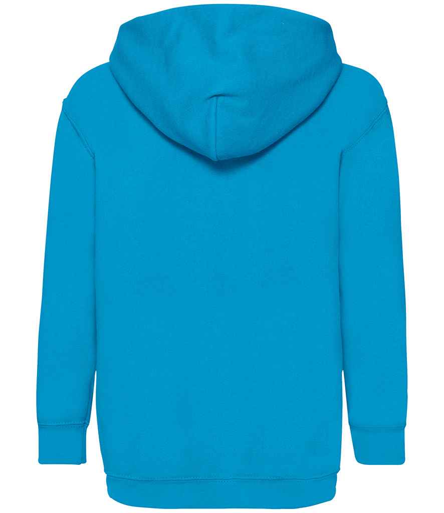 Fruit of the Loom Kids Classic Hooded Sweatshirt in by Fruit of the Loom — Custom branded clothing by Print Press, featuring premium embroidery produced in our specialist print lab in the UK.