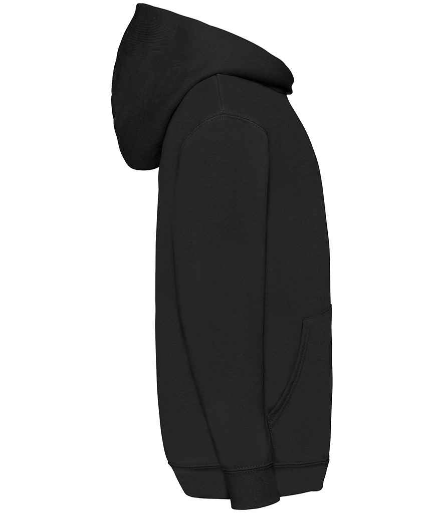 Fruit of the Loom Kids Classic Hooded Sweatshirt in by Fruit of the Loom — Custom branded clothing by Print Press, featuring premium embroidery produced in our specialist print lab in the UK.