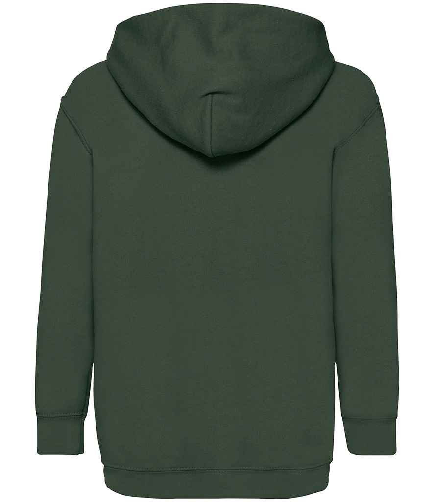 Fruit of the Loom Kids Classic Hooded Sweatshirt in by Fruit of the Loom — Custom branded clothing by Print Press, featuring premium embroidery produced in our specialist print lab in the UK.