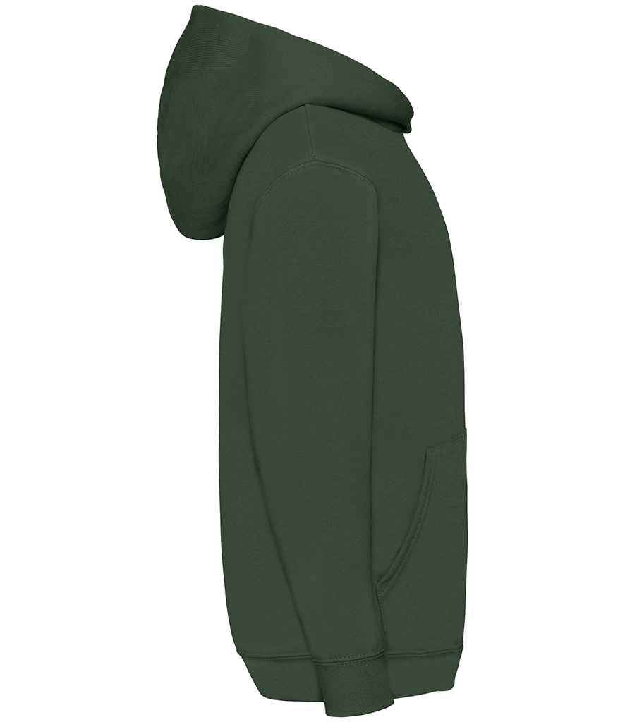Fruit of the Loom Kids Classic Hooded Sweatshirt in by Fruit of the Loom — Custom branded clothing by Print Press, featuring premium embroidery produced in our specialist print lab in the UK.