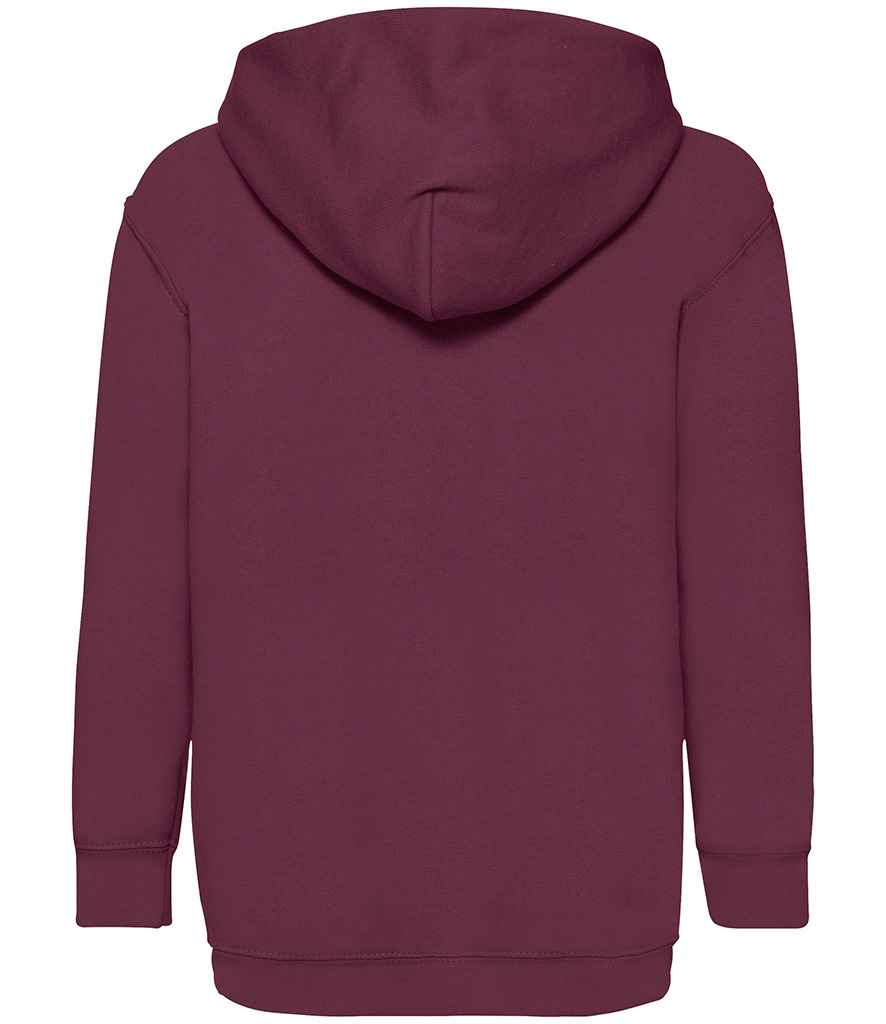 Fruit of the Loom Kids Classic Hooded Sweatshirt in by Fruit of the Loom — Custom branded clothing by Print Press, featuring premium embroidery produced in our specialist print lab in the UK.