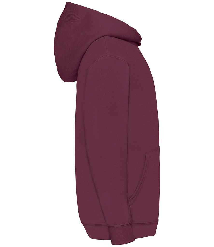 Fruit of the Loom Kids Classic Hooded Sweatshirt in by Fruit of the Loom — Custom branded clothing by Print Press, featuring premium embroidery produced in our specialist print lab in the UK.