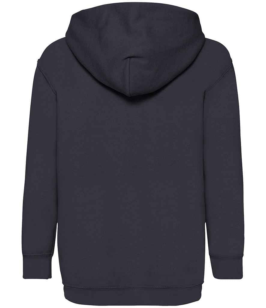 Fruit of the Loom Kids Classic Hooded Sweatshirt in by Fruit of the Loom — Custom branded clothing by Print Press, featuring premium embroidery produced in our specialist print lab in the UK.