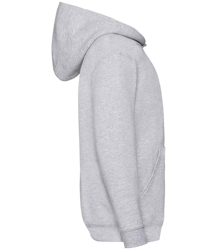 Fruit of the Loom Kids Classic Hooded Sweatshirt in by Fruit of the Loom — Custom branded clothing by Print Press, featuring premium embroidery produced in our specialist print lab in the UK.